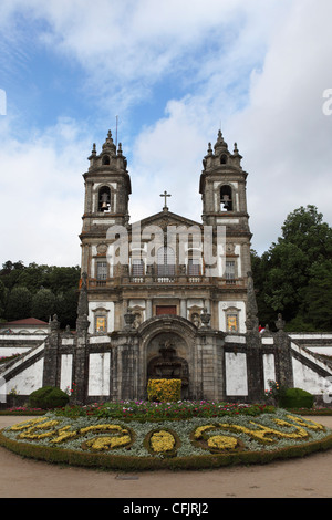 Sanctuaire de Bom Jesus do Monte, l'église baroque d'un lieu de culte, Braga, Minho, Portugal, Europe Banque D'Images