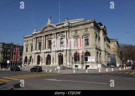 Grand Theatre Geneva Banque D'Images