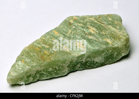 Aventurine verte (de l'Inde) Banque D'Images