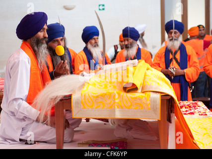 Les personnes malades Baisakhi fête à Lecce, Italie, juin 2011 Banque D'Images