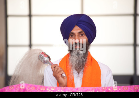 Les personnes malades Baisakhi fête à Lecce, Italie, juin 2011 Banque D'Images