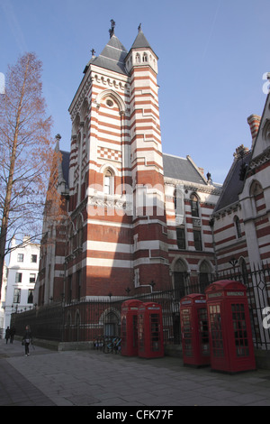 L'arrière de la Royal Courts of Justice Carey Street près de Lincolns Inn London Banque D'Images