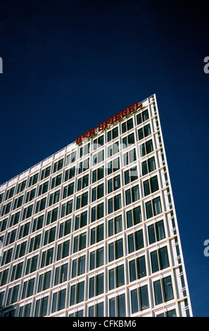 Nouveau siège de la maison d'édition allemand Der Spiegel à Ericusspitze la Hafencity à Hambourg. Banque D'Images