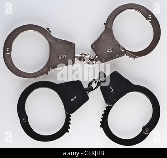 menottes Banque D'Images