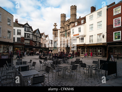 L'Buttermarket Entrée à la Cathédrale Canterbury Kent UK Banque D'Images