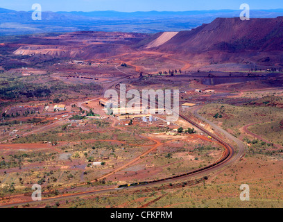 L'Australie WA Tom : mine de minerai de fer Banque D'Images