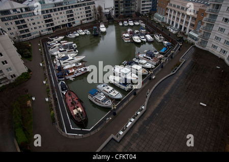 Chelsea Harbour Harbour Marina London Banque D'Images