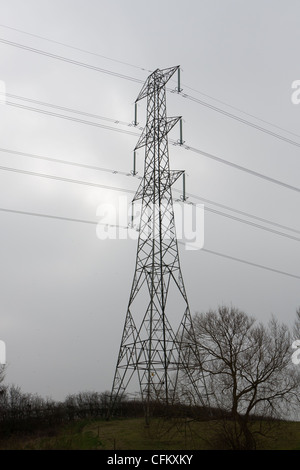 Pylône de l'électricité Banque D'Images