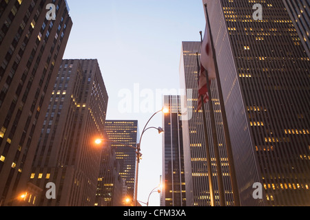 USA, New York State, New York, des gratte-ciel sur la 6e avenue Banque D'Images