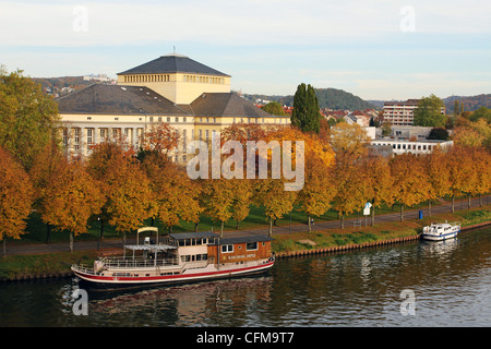 Sarre Sarre et State Theatre, Sarrebruck, Sarre, Allemagne, Europe Banque D'Images