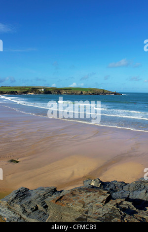 Harlyn Bay, Cornwall, Angleterre, Royaume-Uni, Europe Banque D'Images