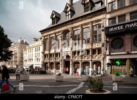 Office du tourisme en face de la cathédrale, Rouen, Haute-Normandie, France, Europe Banque D'Images