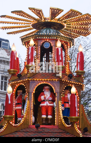 Le rapport annuel du marché de Noël de Francfort, Birmingham, West Midlands, Angleterre, Royaume-Uni, Europe Banque D'Images
