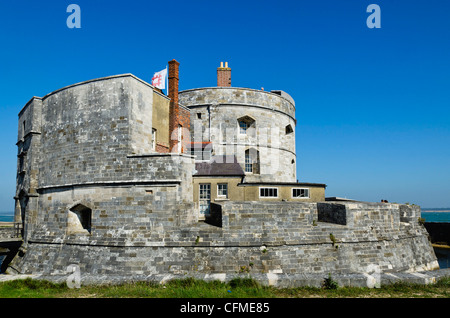 Le château fort de Calshot, Solent, Hampshire, Angleterre, Royaume-Uni, Europe Banque D'Images