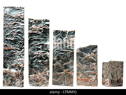 Collection de différentes bandes de ruban adhésif .isolé sur fond blanc Banque D'Images