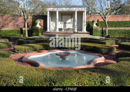 Les Jardins de Tryon Palace Banque D'Images