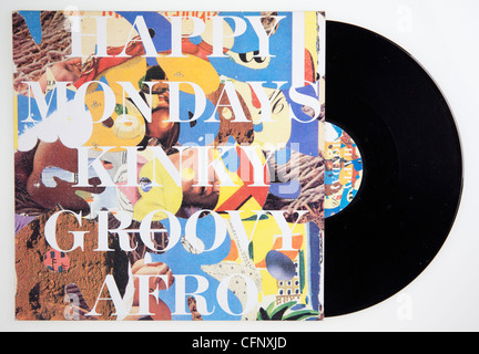 Happy Mondays Kinky Afro Groovy, couverture de l'album Banque D'Images