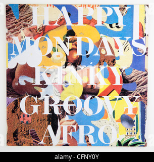 Happy Mondays Kinky Afro Groovy, couverture de l'album Banque D'Images