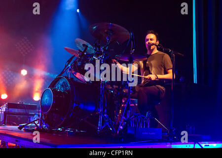 Glen Puissance de l'exécution de script live au Coliseu dos Recreios. Lisbonne, Portugal - 14.02.11 Banque D'Images