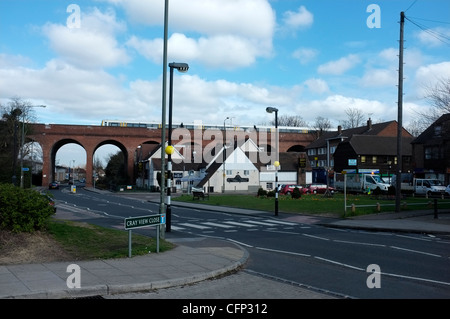 Village de St Mary cray, orpington kent uk 2012 Banque D'Images