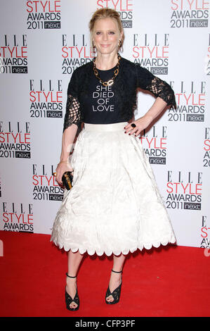 Emilia Fox Style ELLE Awards 2011 qui a eu lieu au Grand Connaught Rooms - Arrivées Londres, Angleterre - 14.02.11 Banque D'Images