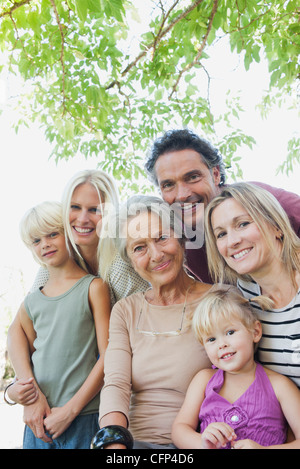 Multi-generation family, portrait Banque D'Images