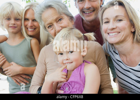 Multi-generation family, portrait Banque D'Images