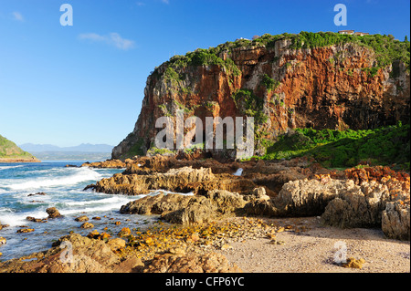 Les Têtes à Knysna sur la Garden Route, Western Cape, Afrique du Sud Banque D'Images