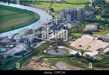 L'usine de betterave à sucre de Cantley, Norfolk, Angleterre Banque D'Images