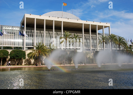 Palau de la Música, Valencia, Espagne Banque D'Images