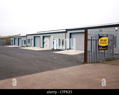 Unités industrielles pour laisser à Sandbach Cheshire UK Banque D'Images