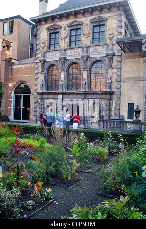 Belgique, Flandre orientale, Anvers, Maison de Rubens, jardin Banque D'Images