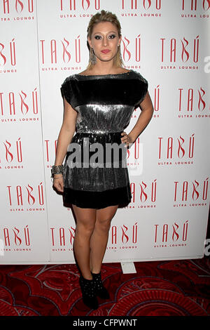 Ambre vienne Girardi fête son anniversaire à Lancaster Tabu Lounge Ultra à l'intérieur de l'hôtel MGM Grand Resort Casino Las Vegas, Nevada - 18.09.10 Banque D'Images