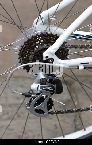 Système de dérailleur de vélo Banque D'Images