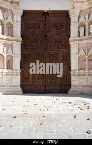 Basilica di Santa Maria di Collemaggio,L'Aquila, Abruzzo,est de l'Italie,1287,Cathédrale, fondée 1287, le Pape Célestin monastère,5 Banque D'Images