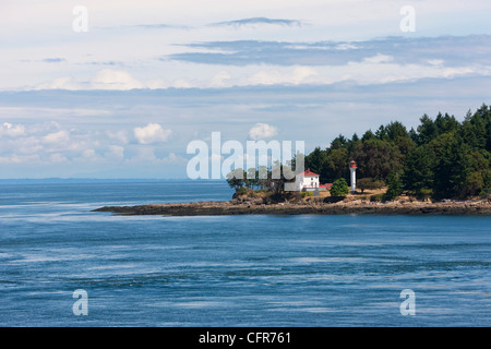 Georgina Point Light, l'île Mayne, Vancouver, British Columbia, Canada, Amérique du Nord Banque D'Images