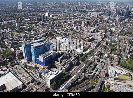 Vue aérienne du Royal London Hospital Banque D'Images