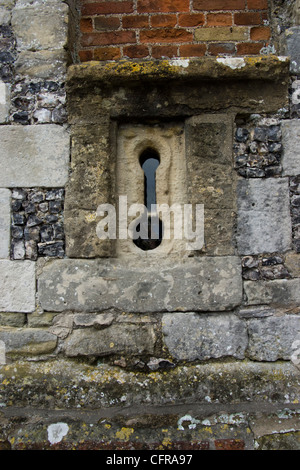 Keyhole Tudor fenêtre de l'ancien moulin, l'hôtel 68 London, Salisbury Banque D'Images