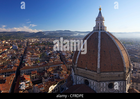 Vue depuis le campanile de Giotto, Toscane, Italie, Europe Banque D'Images