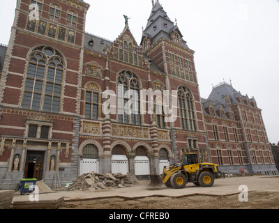 Le Rijksmuseum a été fermé pour rénovation depuis 2003 et sera fermé jusqu'en 2013, Amsterdam, Pays-Bas Banque D'Images