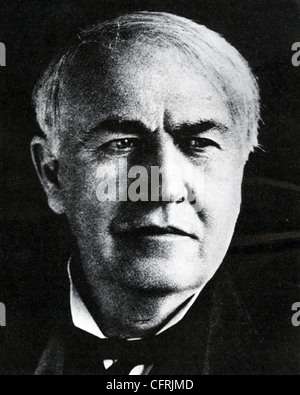 THOMAS Edison (1847-1931) inventeur et homme d'affaires américain Banque D'Images