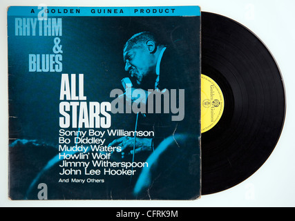 Rhythm and Blues All Stars compilation Banque D'Images