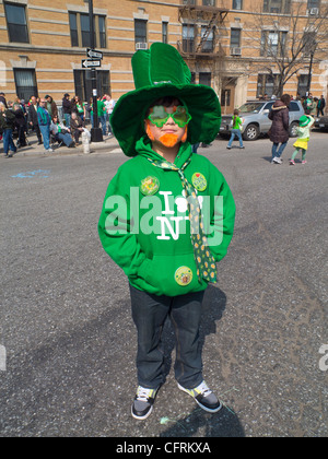 Saint Patrick's Day Parade à New York Brooklyn Park Slope Banque D'Images