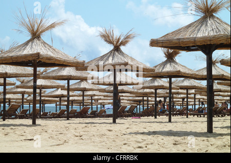 Plage de Golden Sands Banque D'Images