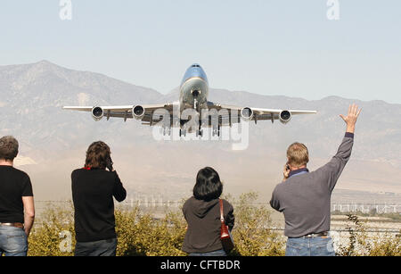 Dec 30, 2006 ; Palm Springs, CA, USA ; l'avion transportant la dépouille de l'ancien président Gerald Ford a quitté la Californie pour Washington le samedi, l'avant des services funéraires pour l'homme qui a conduit les États-Unis à travers les séquelles traumatiques du scandale du Watergate. Le 38e président des Etats-Unis, c'est Banque D'Images