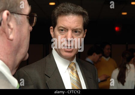 Le sénateur Sam Brownback (R-Utah) annonçant sa candidature présidentielle d'aujourd'hui. 6 Jan 2007. Un fervent partisan de la réforme des prisons, il est à la prison d'État de Louisiane visitant l'Angola 06 déc. ©Robin Nelson Banque D'Images