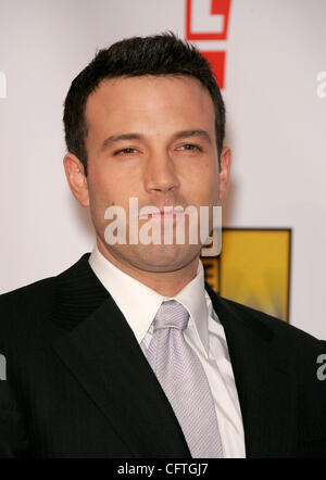 Jan 12, 2007 ; Hollywood, CA, USA ; Ben Affleck lors du 12e congrès annuel de Critics Choice Awards qui a eu lieu au Santa Monica Civic Auditorium. Crédit obligatoire : Photo de Lisa O'Connor/ZUMA Press. (©) Copyright 2007 by Lisa O'Connor Banque D'Images