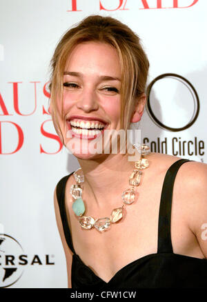 Jan 30, 2007 ; Hollywood, Californie, USA ; à la 'parce que j'ai dit jusqu' World Premeire tenue à l'ArcLight Cinema. Crédit obligatoire : Photo de Lisa O'Connor/ZUMA Press. (©) Copyright 2007 by Lisa O'Connor Banque D'Images