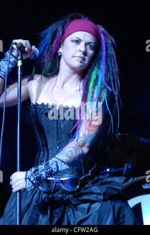 Jan 31, 2007 - New York, NY, USA - DILANA performing live in concert au Radio City de New York. Banque D'Images