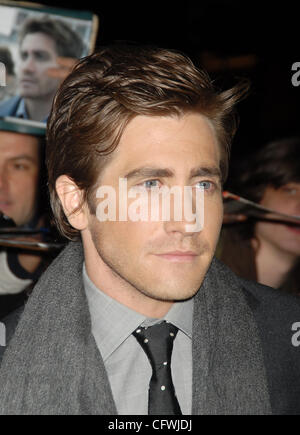 26 févr., 2007 - New York, NY, USA - Jake Gyllenhaal au Ed Sullivan Theater pour son enregistrement de la 'Late Show With David Letterman :' (image Crédit : © Dan Herrick-KPA/Dan Herrick/ZUMA Press) Banque D'Images